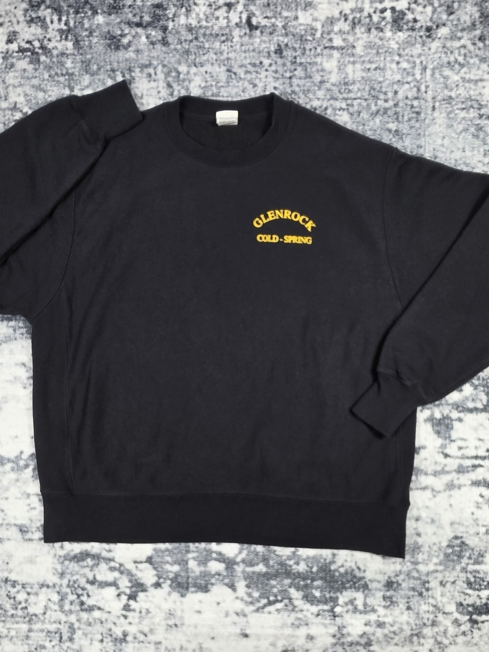 Champion Reverse Weave Glenrock Cold Spring Crewneck Sweatshirt Black XL